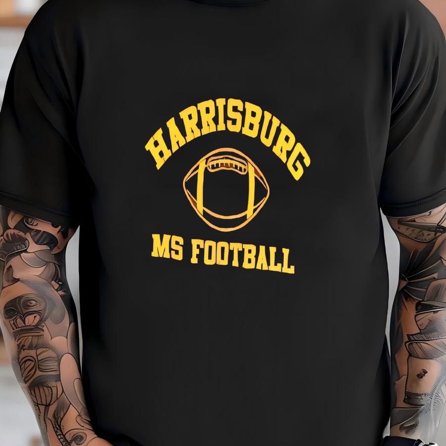 Vintage Harrisburg Ms Football Sweatshirt Hoodie Burgundy Xxl T-shirt