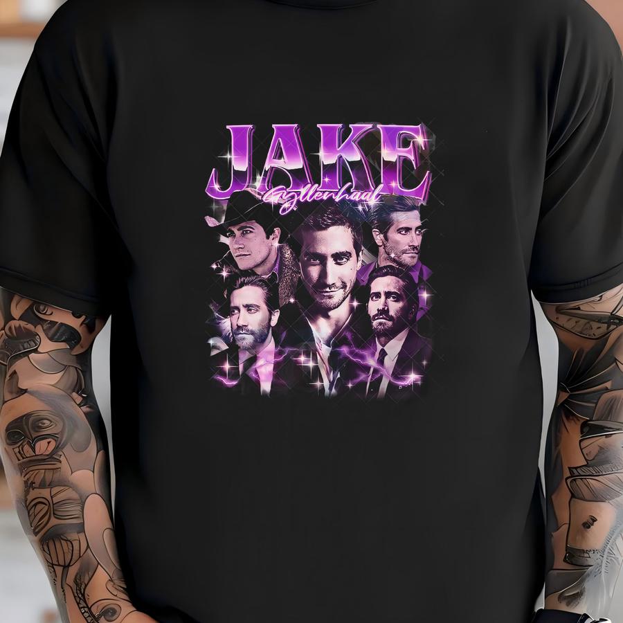 Ready And Custom Hoodie Jake Gyllenhaal Shirt Vintage Tee Unisex Adult And Youth Tee Vintage Crewneck Best Seller Long Sve And Hoodie T-shirt
