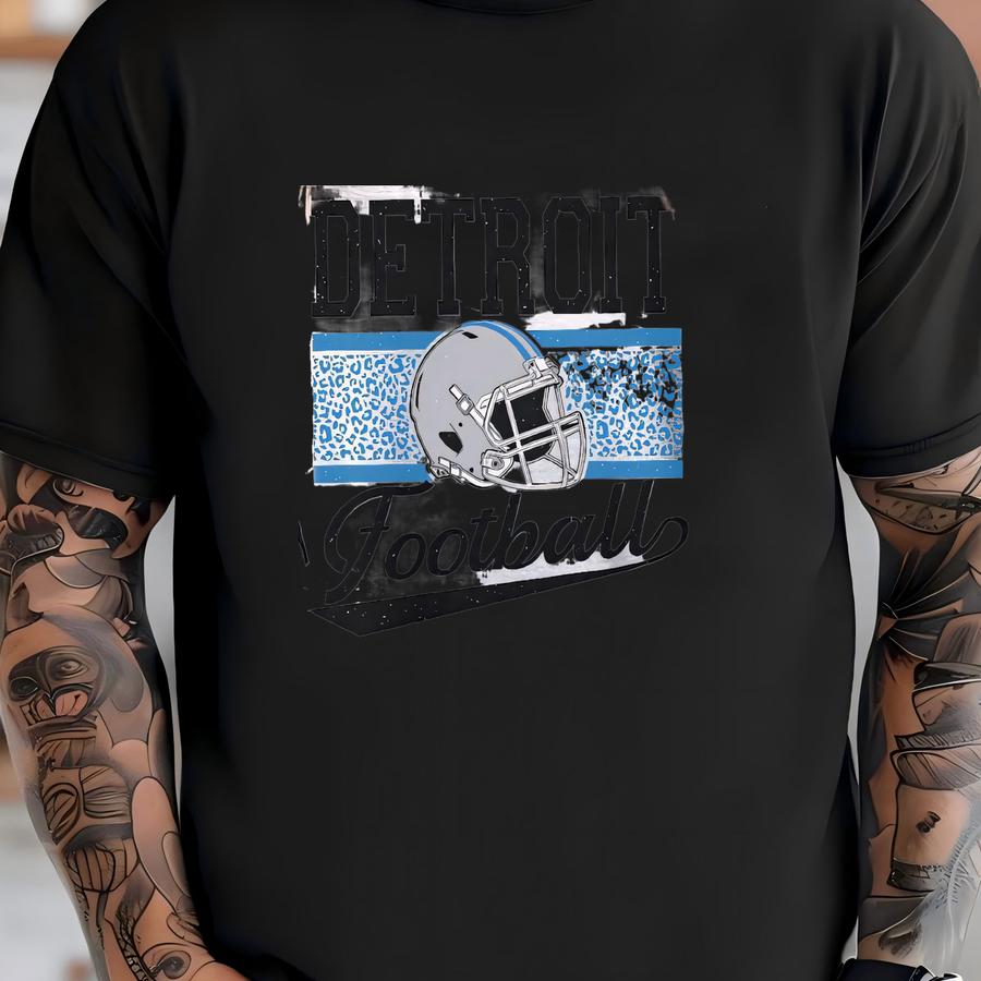 Vintage Detroit Football Sweatshirt | Lions Football Crewneck | Game Day Pullover | Detroit Football Shirt | Detroit Football Crewneck T-shirt