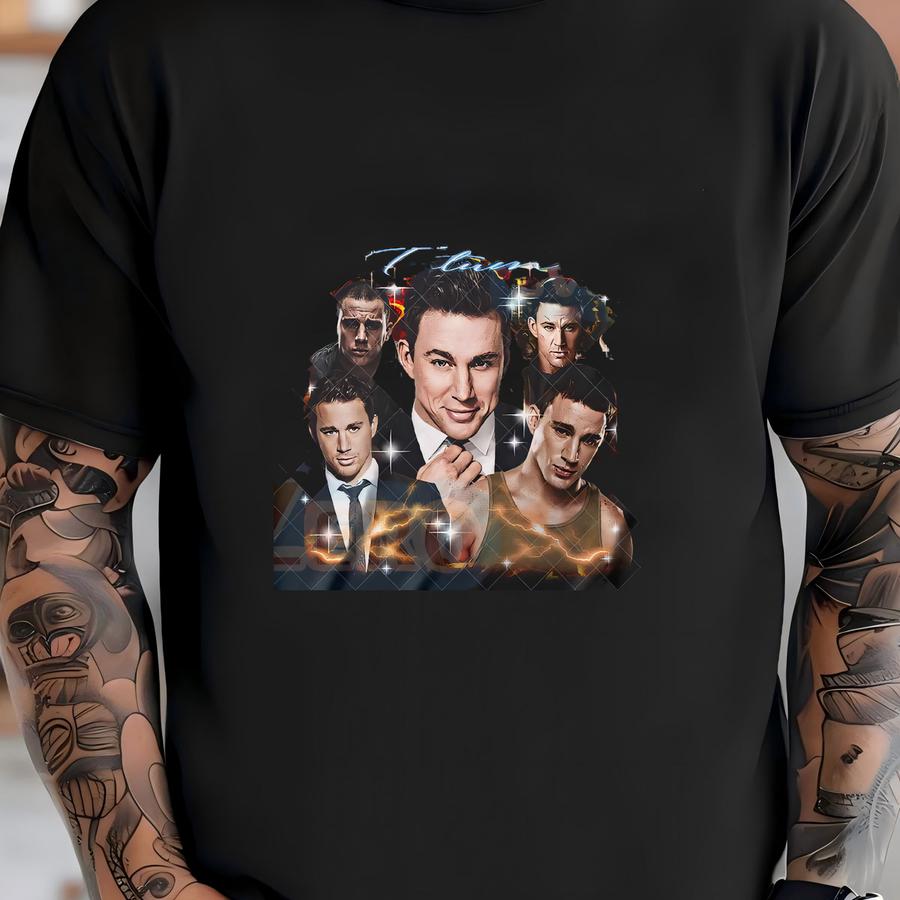 Ready And Custom Hoodie Channing Tatum Shirt Vintage Tee Unisex Adult And Youth Tee Vintage Crewneck Best Seller Long Sve And Hoodie T-shirt