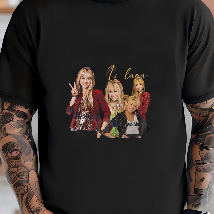 Ready And Custom Hoodie Hannah Montana Shirt Vintage Tee Unisex Adult And Youth Tee Vintage Crewneck Best Seller Long Sve And Hoodie T-shirt