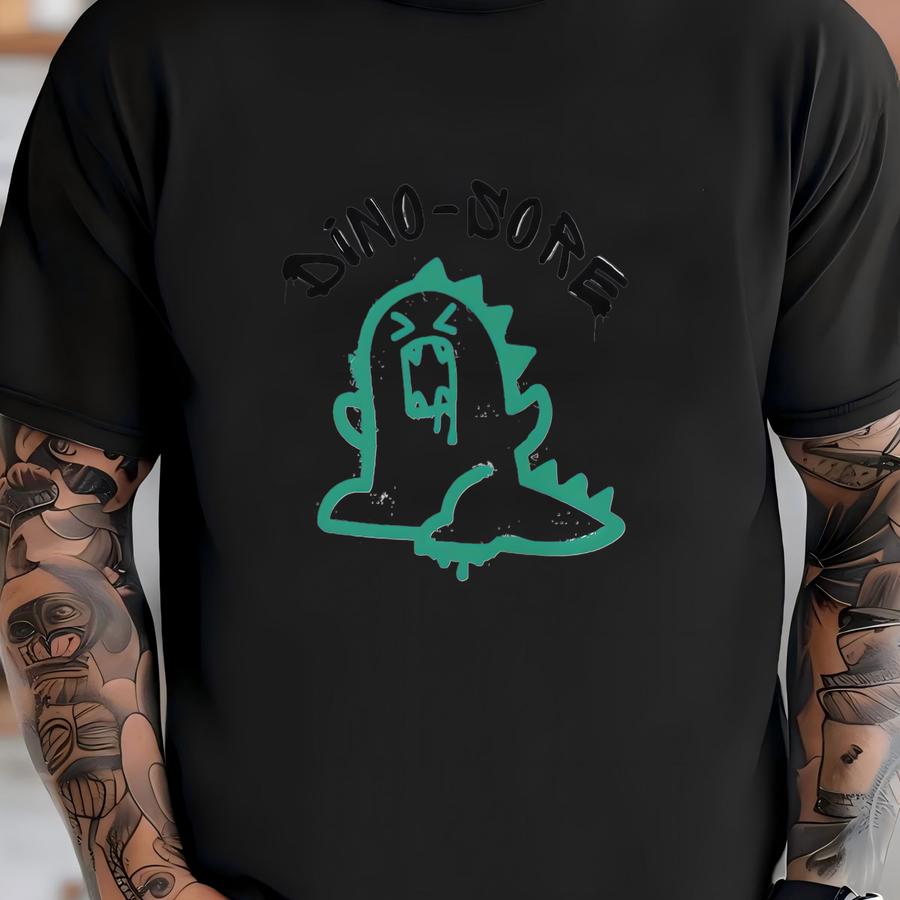 Dino-sore Shirt, , Pump Cover, Dinosaur Lovers Gift, Gym Clothes, Gift For Bodybuilder, Gym Pumpcover Shirt, Weightlifter Gift T-shirt