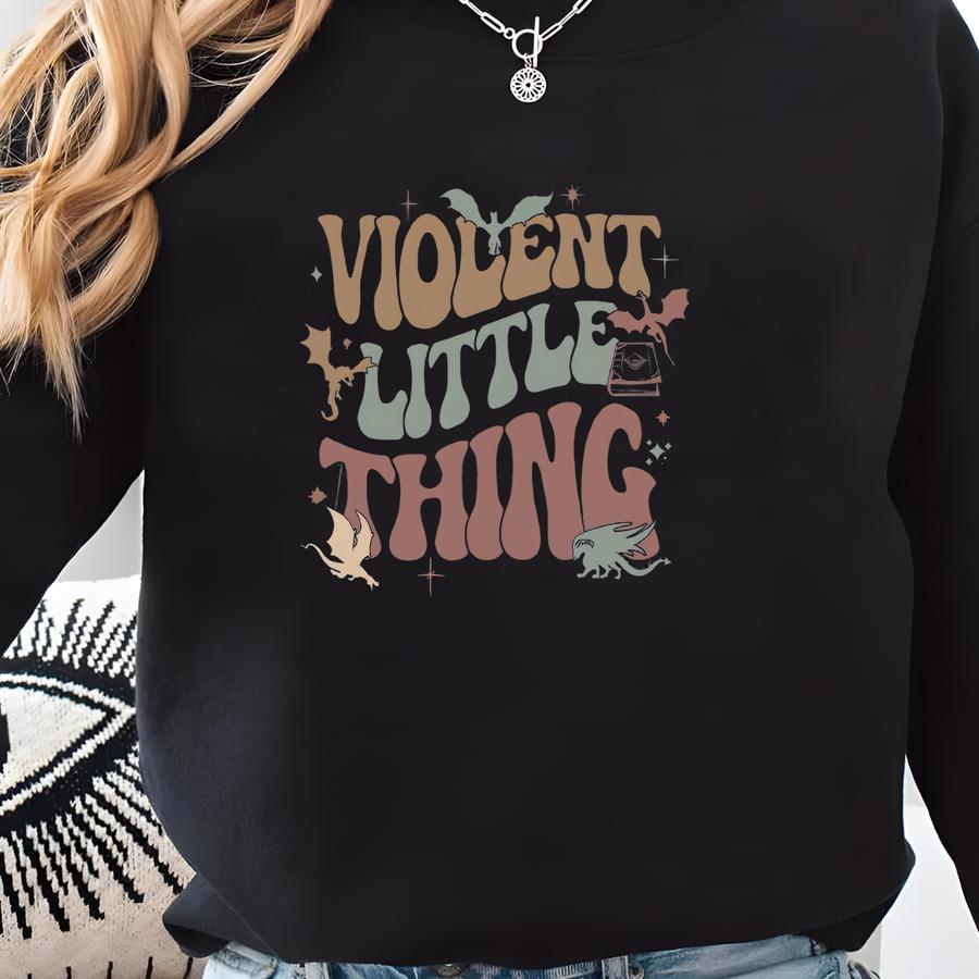 Violent Little Thing 2-sided Shirt, Fourth Wing Dragon Rider Tee ,riders Quadrant Tee, Basgiath Shirt L180 Sweatshirt