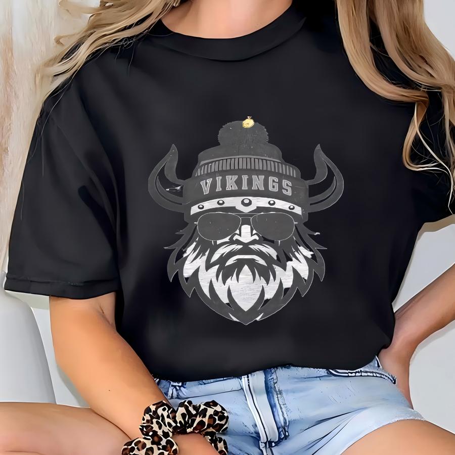 Viking Mascot Sweatshirt, Mascot School Spirit Custom, School Mascot, Football, Basketball, Baseball, High School Sports, Cheerleading T-shirt