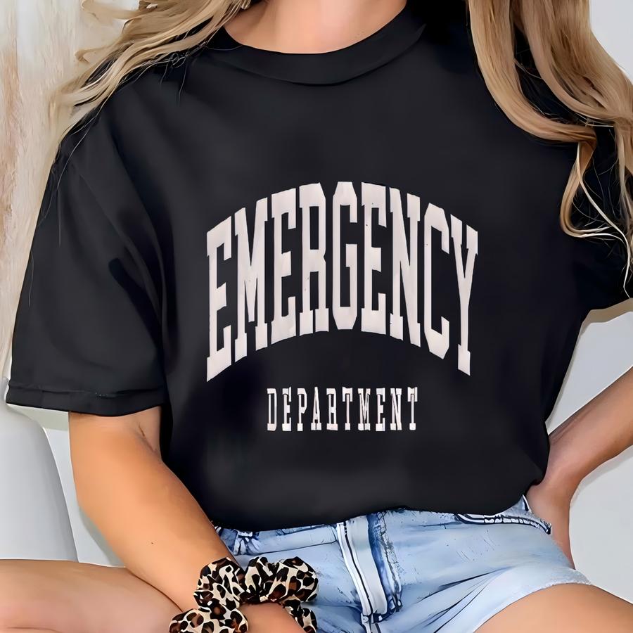 Emergency Department Nurse Sweatshirt, Er Nurse Shirt, Emergency Medicine Nurse Sweater, Emergency Nurse Gift, Nursing Gifts T-shirt