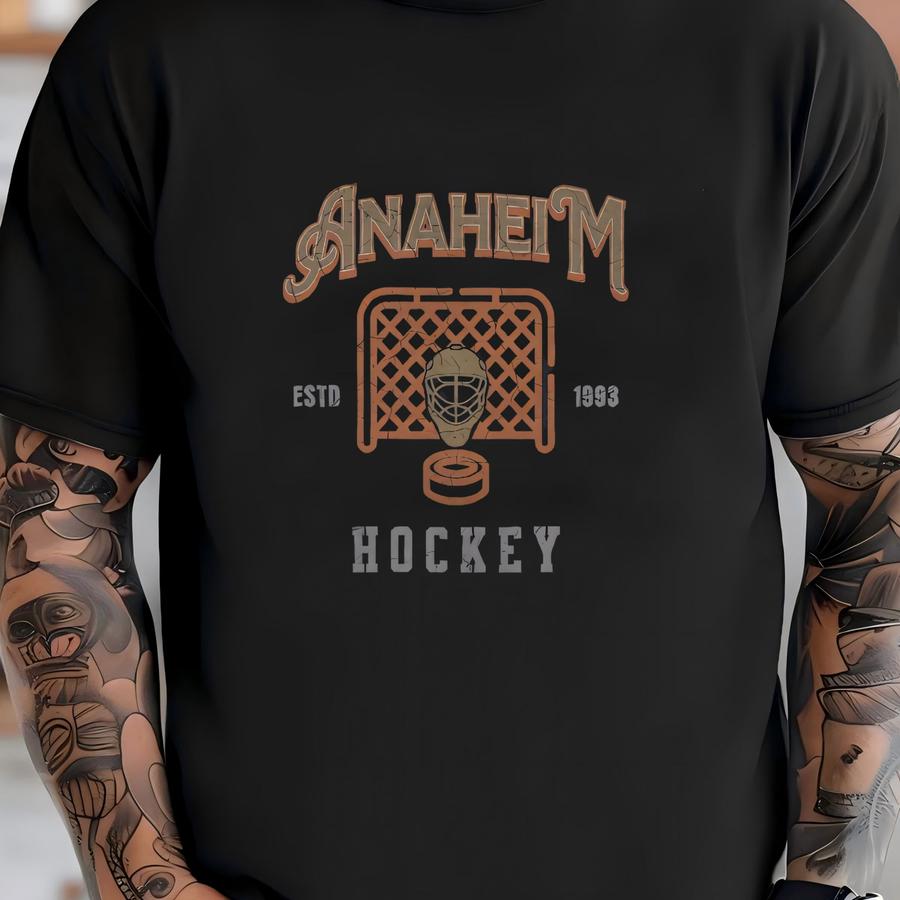 Vintage Anaheim Hockey Crewneck, American Sports Sweatshirt, Us Sports Clothing, Hockey Fan Gift, Hockey Apparel, Vintage Sweater, Duck T-shirt