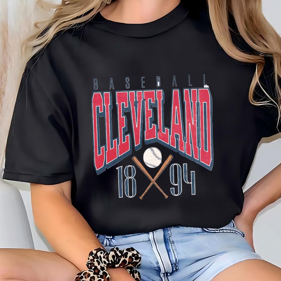 Vintage Cleveland Baseball Crewneck Sweatshirt, The Guards Baseball Shirt, The Land Baseball Tee, Cle Crewneck, Cleveland Sports Fan Hoodie T-shirt
