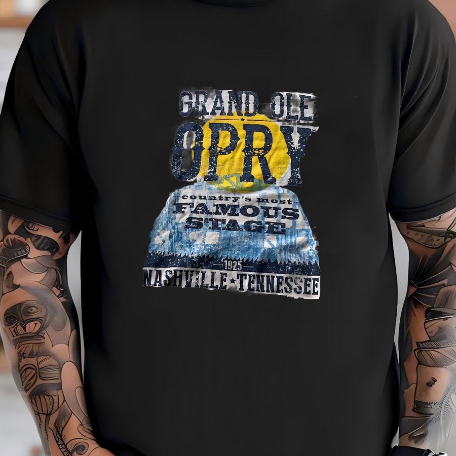 Vintage Grand Ole Opry Nashville Tennessee Graphic Shirt Size Small / Medium T-shirt