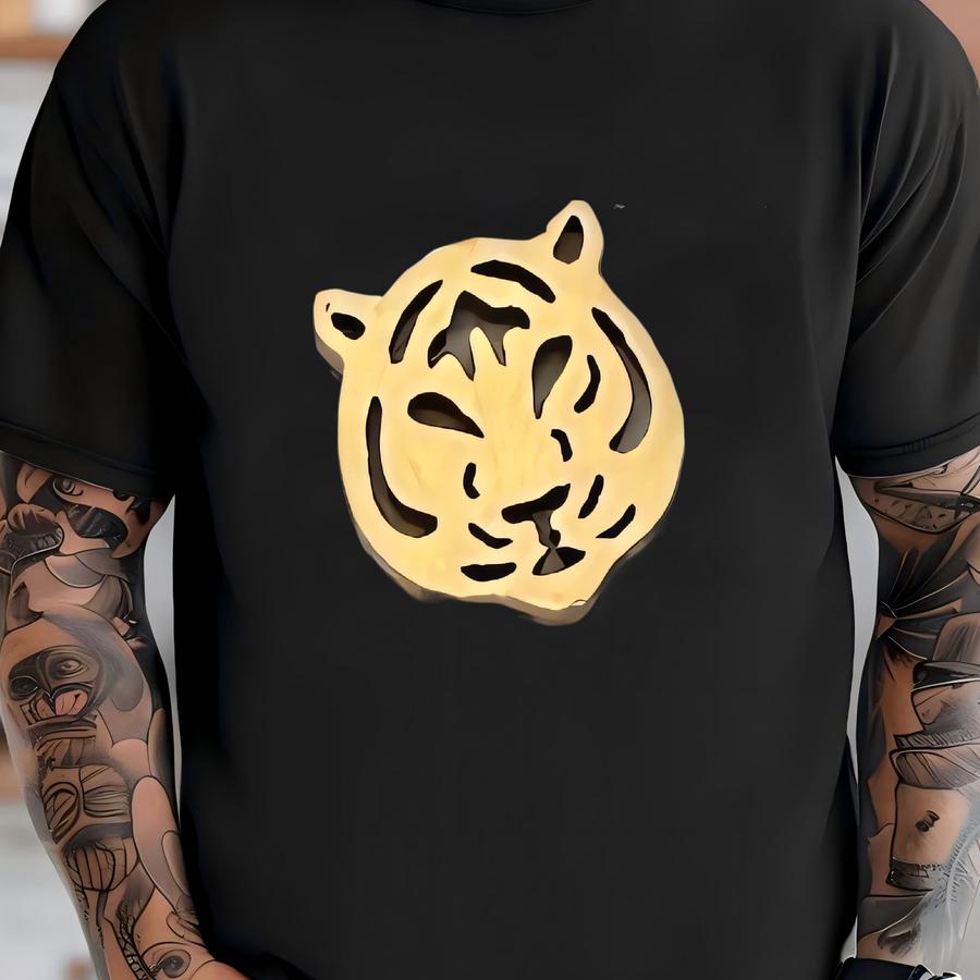 Best Go Tigers Valentines Gift Heart Earrings Plus Game Day Gold Stud Tiger Earrings Perfect For Double Piercings - Hypoallergenic T-shirt