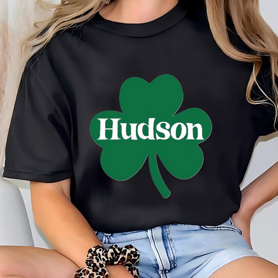 Kids Custom Name St. Patrick's Day Shirt, Personalized Saint Patty's Day Toddler Tee, First Name Shamrock Irish Hoodie, Matching Sibling T-shirt
