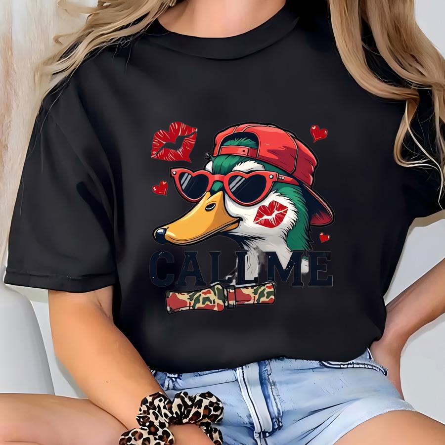 Boys Valentines Duck Hunt Shirt T-shirt