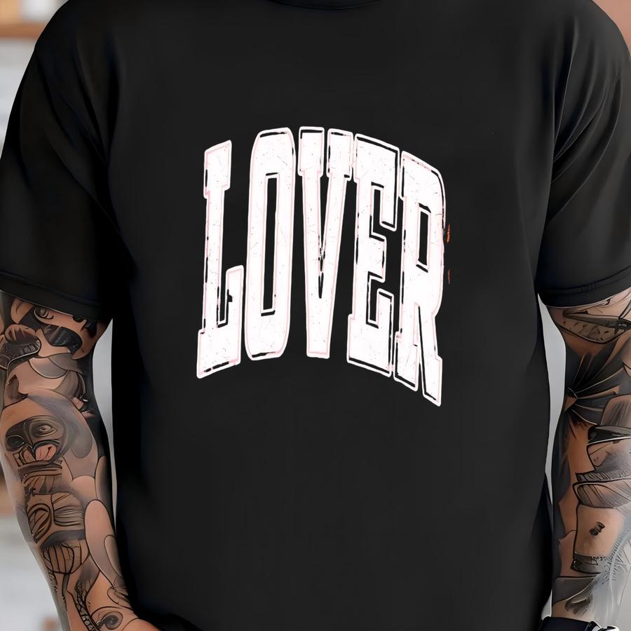 Lover ® Hoodie Garment Dyed Vintage Aesthetic Premium Tee Lover Tshirt Love Tee Minimalist Valentine's Day Tee Unisex Tee T-shirt