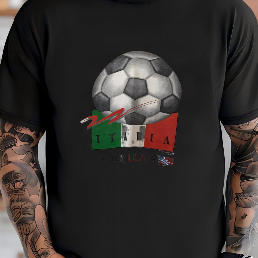 1994 World Cup Italy Hoodie Sz L (a6659) T-shirt