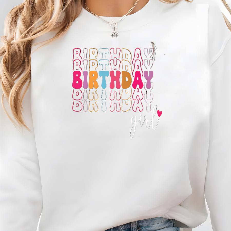 Birthday Girl Sweatshirt: Party Outfit Hoodie Sweatshirt Birthday Girl Sweatshirt: Party Outfit Hoodie Sweatshirt