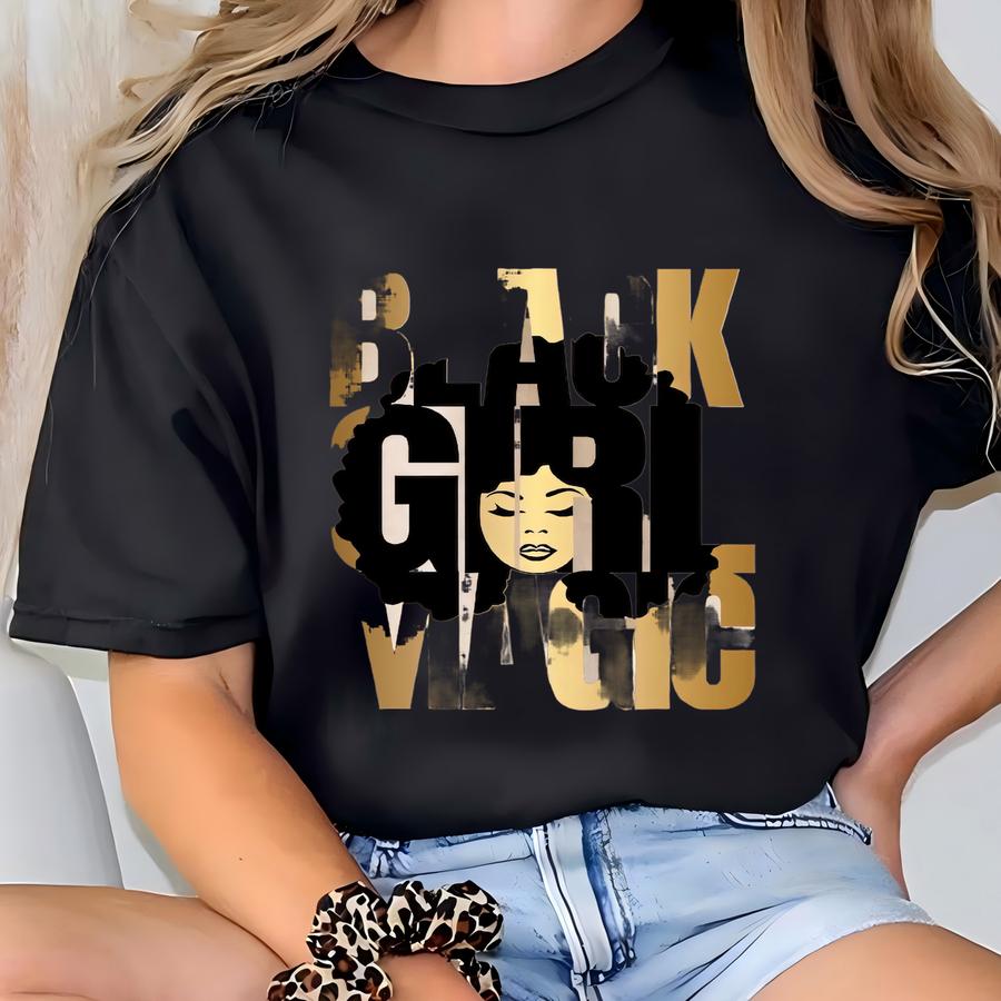Black Girl Magic Sweatshirt, Black Girl Affirmations, Black Girl Sweatshirt, Afro Girl Sweatshirt, Black Women Sweatshirt T-shirt