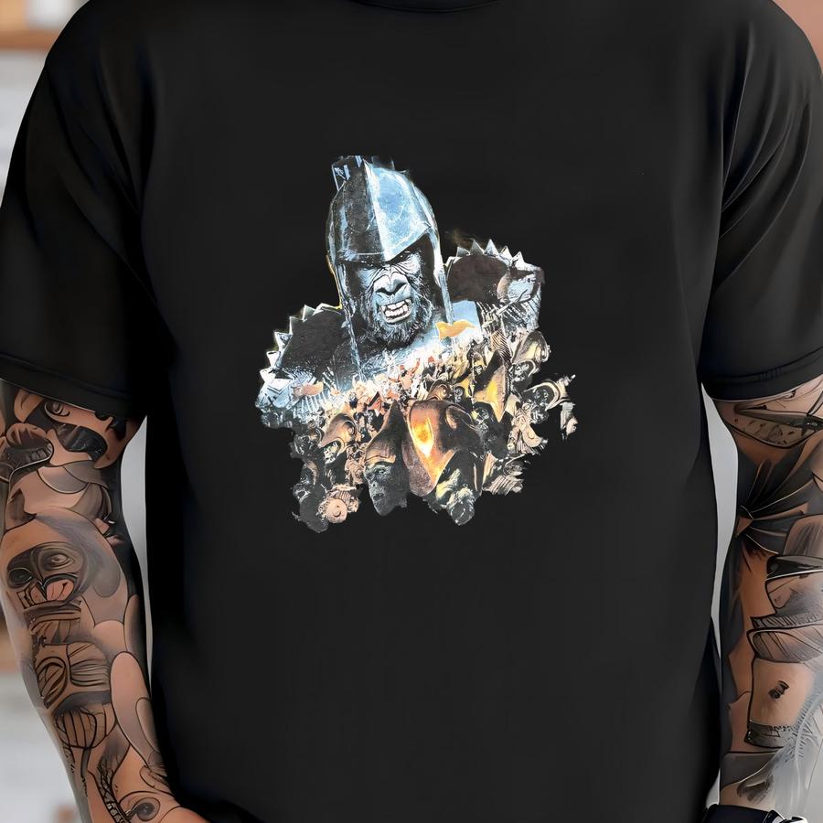 Vintage 2001 Planet Of The Apes Rule The Planet Movie Promo Y2k Graphic Shirt Size Xl T-shirt