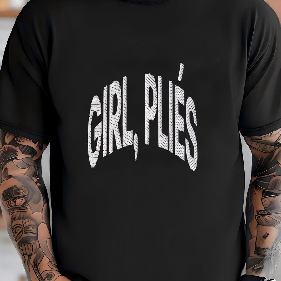 Girl, Pliés Baseball Hat For Ballerinas, Ballet Lovers, Balletcore Style, Dad Hat For Dancers, To From The Studio T-shirt
