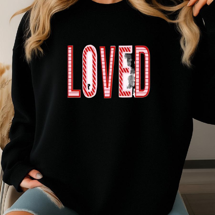 Christian Valentine John 3:16 Sweatshirt, Loved John 316, Religious Unisex Jumper, Gift For Girlfriend, Long Sve Pullover, Cozy Religious Sweatshirt
