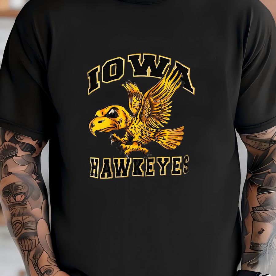 1991 Lowa Hawkeyes Hoodie Sz Xl (a6670) T-shirt