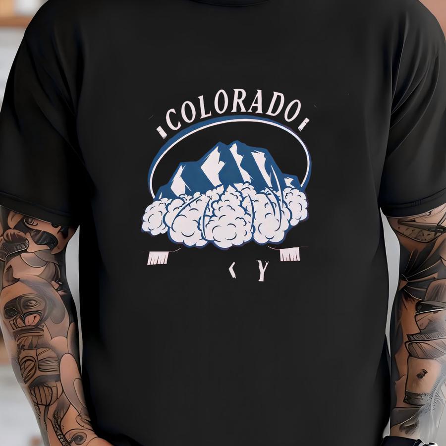 Colorado Hockey Hoodie: Avalanche Long Sve Unisex Sweater T-shirt