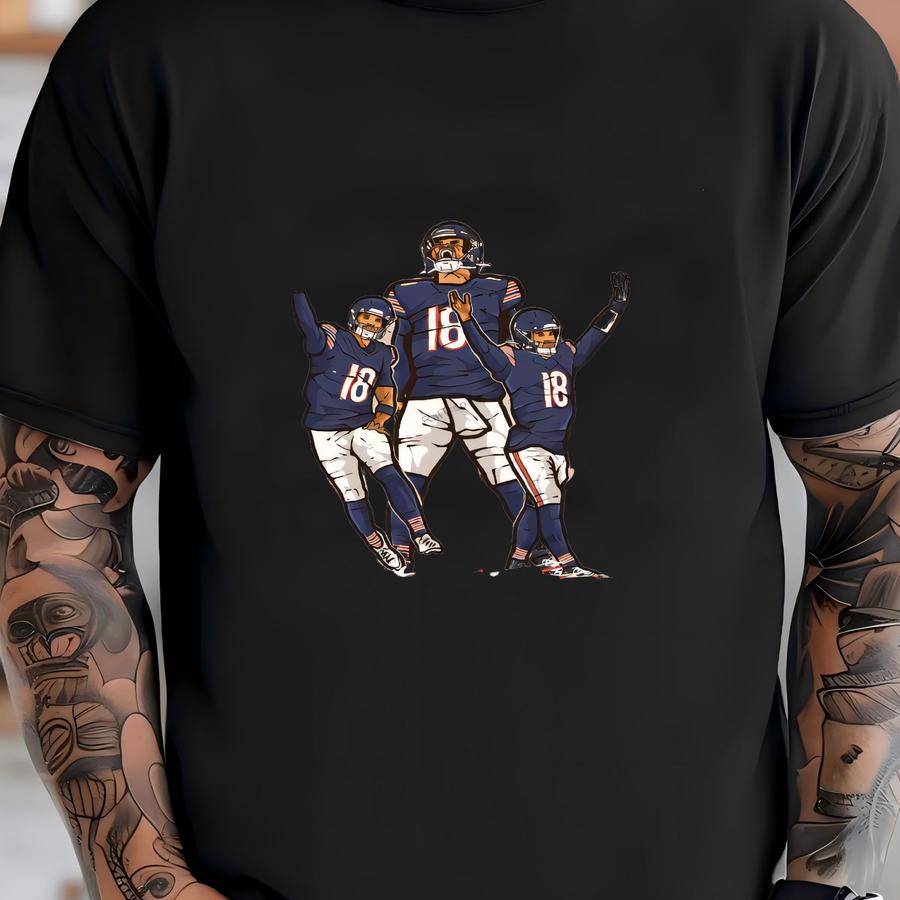 Caleb Williams Cartoon Png Instant Digital Download (full Quality, For Personal Use) T-shirt