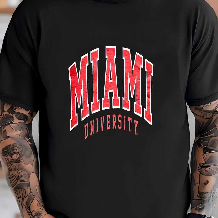 Vintage Miami University Spellout Crewneck Small Sweatshirt S Size T-shirt