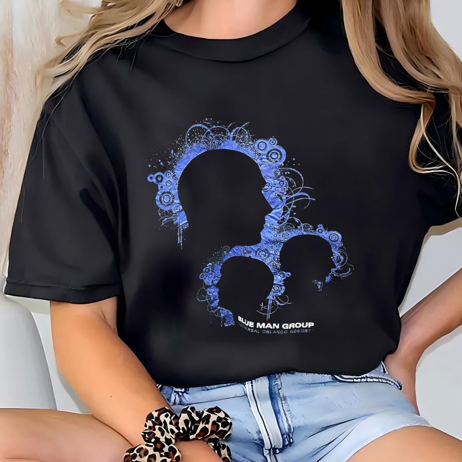 Vintage 2000s Blue Man Group Band Tshirt Size S T-shirt