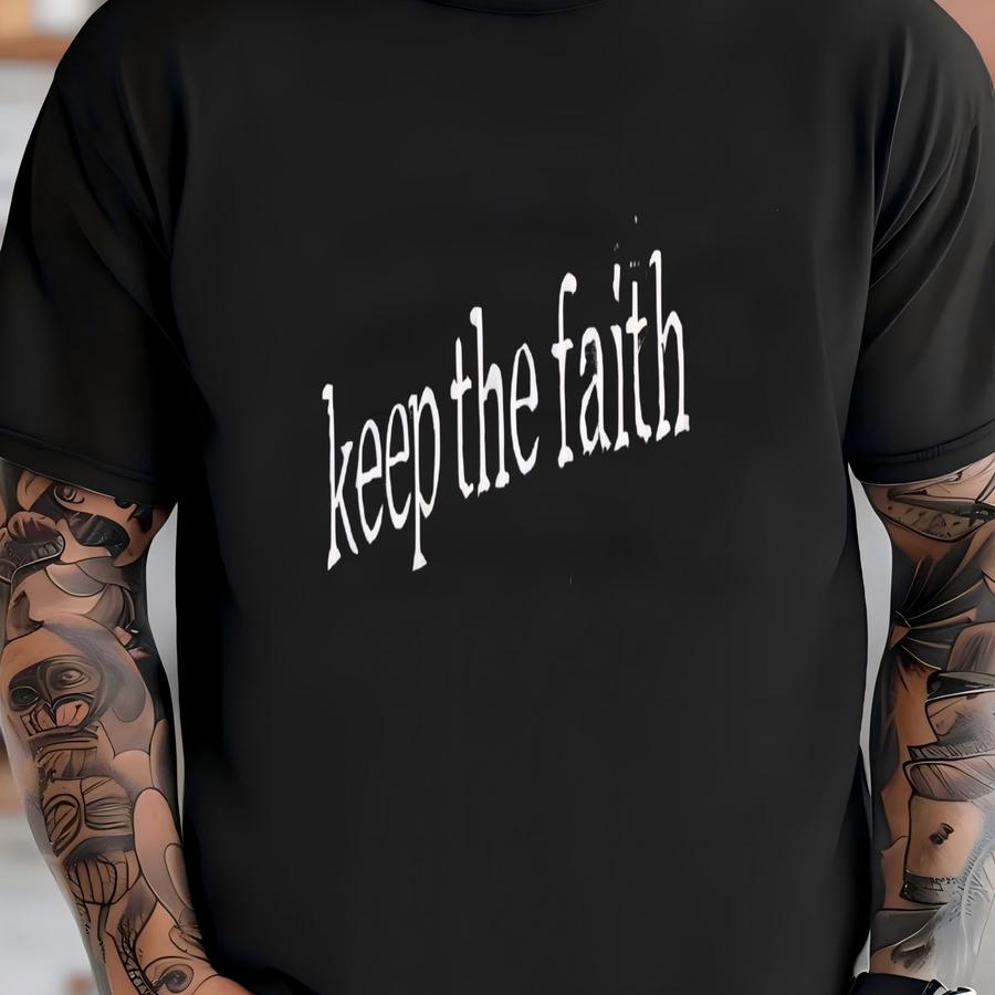 Keep The Faith Sweatshirt, Faith Sweatshirt, Christian Apparel, Religious Gift, Faith Based Clothing Unisex Christian Sweatshirt T-shirt