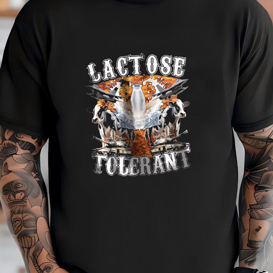 Lactose Intolerant, Weird Shirt, Specific Shirt, Funny Shirt, Offensive Shirt, Funny Gift, Sarcastic Shirt, Ironic Shirt, Unisex Shirt Bx30 T-shirt