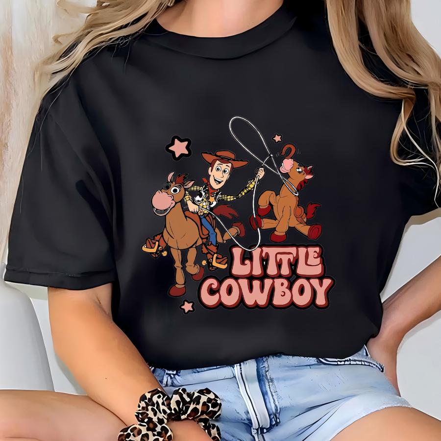 Cowboy Shirt, Shirt, Big Little Shirt, Family Trip Shirt, Kids Shirt, Woody Shirt, Birthday Gift For Him T-shirt
