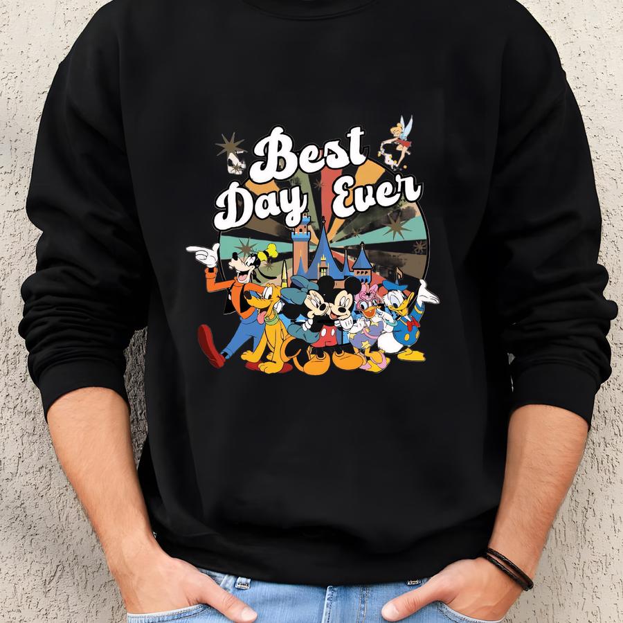 All Character Best Day Ever Shirt, Best Day Ever Sweatshirt, Shirt, Shirt, Vacation Shirt, Family Shirt, Sweatshirt