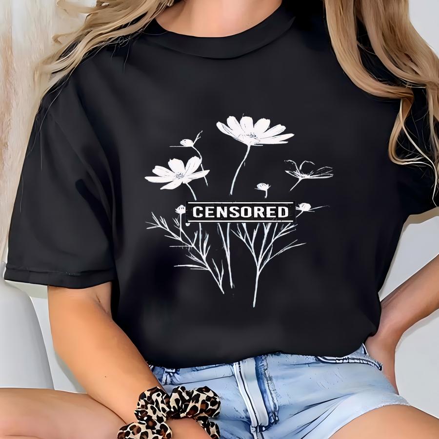 Subtle Anti Sweatshirt Discreet Anti Crewneck Fdt Wildflowers T-shirt