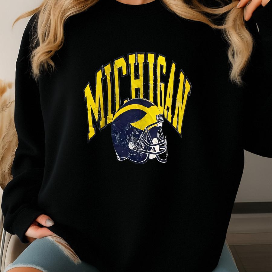 Vintage Michigan Wolverines Sweatshirt Sweatshirt