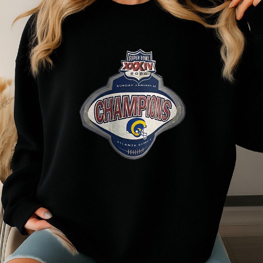 Vintage Los Angeles Rams Super Bowl Sweatshirt Sweatshirt