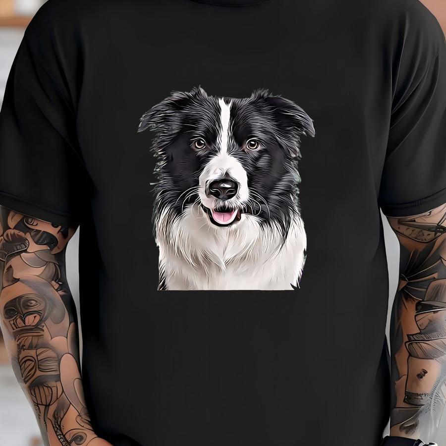 Personalized Pet Portrait: Custom Dog Or Cat Art (digital Download) T-shirt