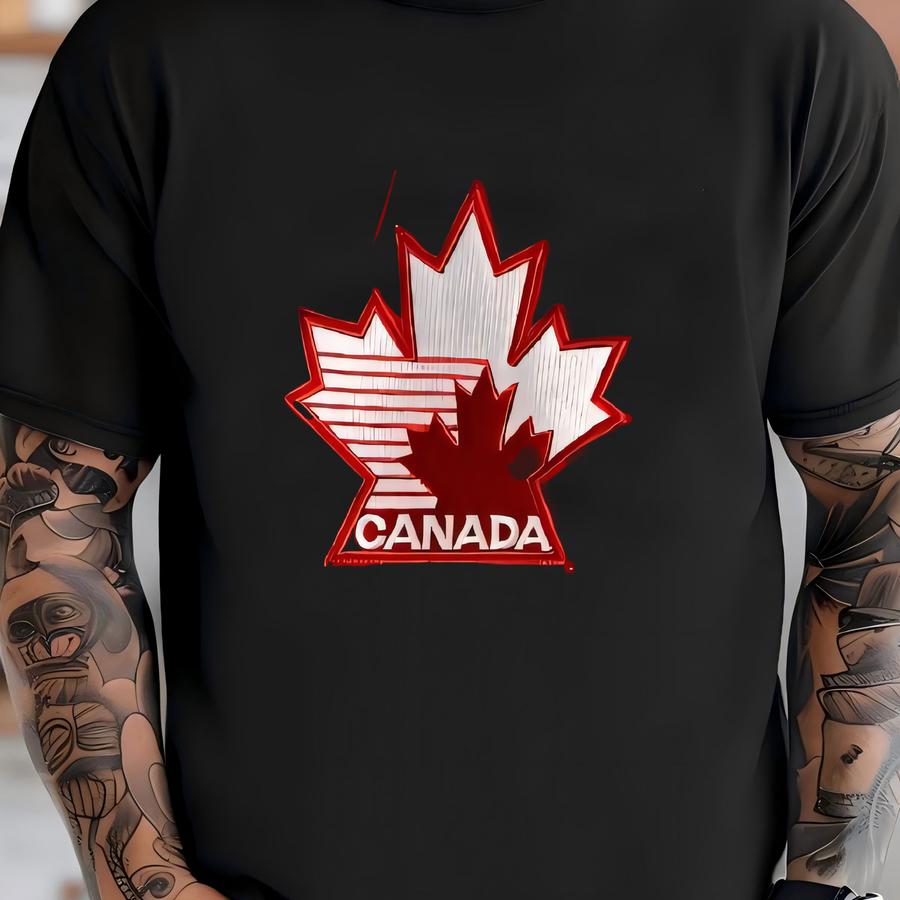 80's Team Canada Hockey Jersey Sz M (a6147) T-shirt