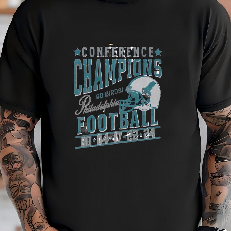 Philadelphia Conference Champions Sweatshirt, Eagle Five Time Champs Crewneck, Vintage Championship Years Shirt, Retro Football Sweatshirt T-shirt