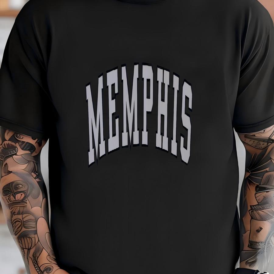 Memphis Crewneck Vintage Tennessee Sweatshirt Cozy Bluff City Pullover Urban Style Sweater Music And Bbq Gift For Men And Women Fashion T-shirt