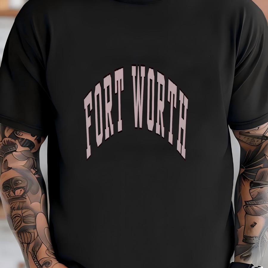Fort Worth Crewneck Vintage Texas Sweatshirt Cozy Cowtown Pullover Urban Style Sweater Western Gift For Men And Women Fashion T-shirt
