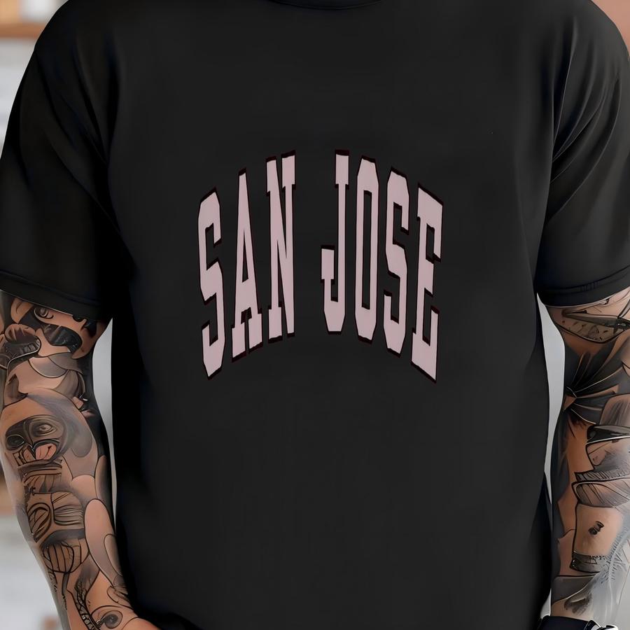 San Jose Crewneck Vintage California Sweatshirt Cozy Bay Area Pullover Urban Style Sweater Silicon Valley Gift For Men And Women Fashion T-shirt