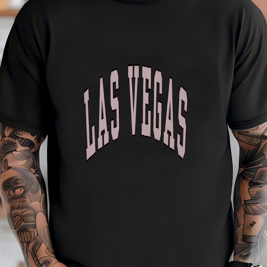Las Vegas Crewneck Vintage Vegas Sweatshirt Cozy Nevada Pullover Urban Style Sweater Sin City Gift For Men And Women Fashion T-shirt
