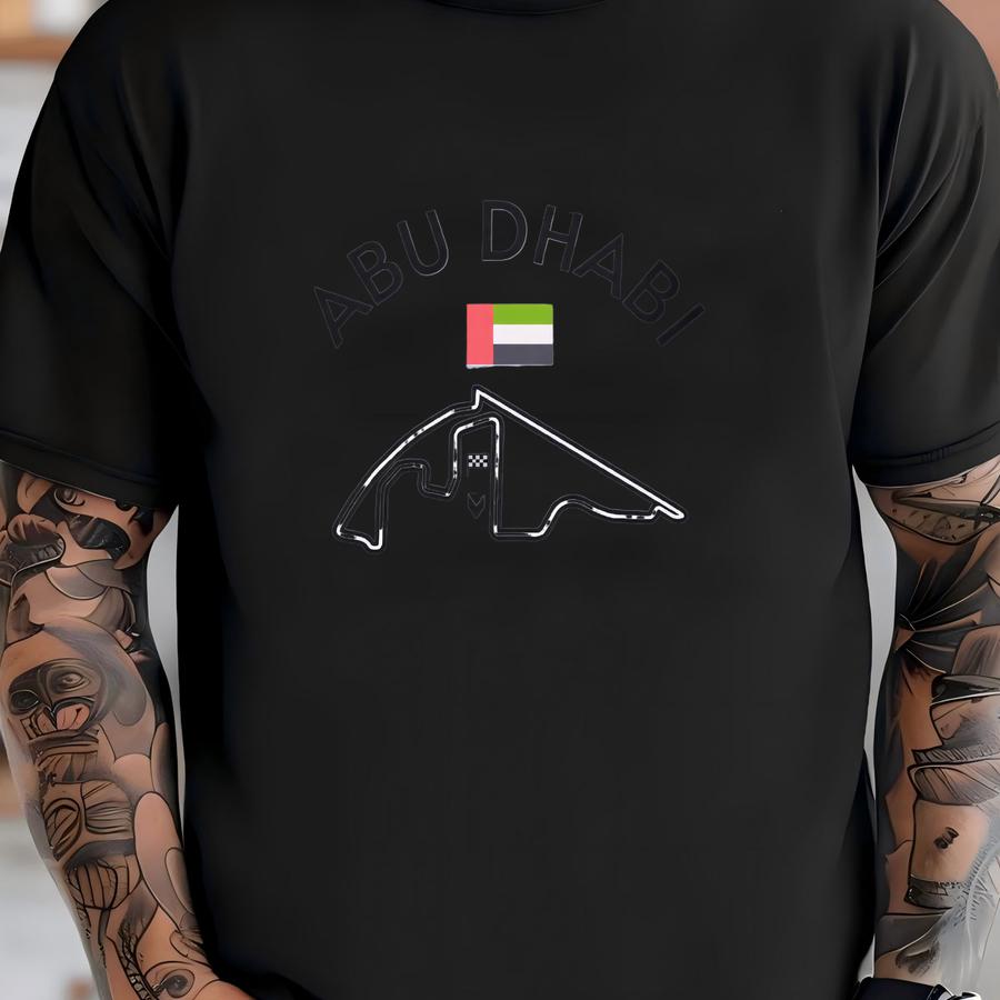 Abu Dhabi Grand Prix Shirt Yas Marina Race Track F1 Inspired Tshirt Sunday Race Day Formula 1 Racetrack Formula One Tee Grandprix Raceday Gp T-shirt
