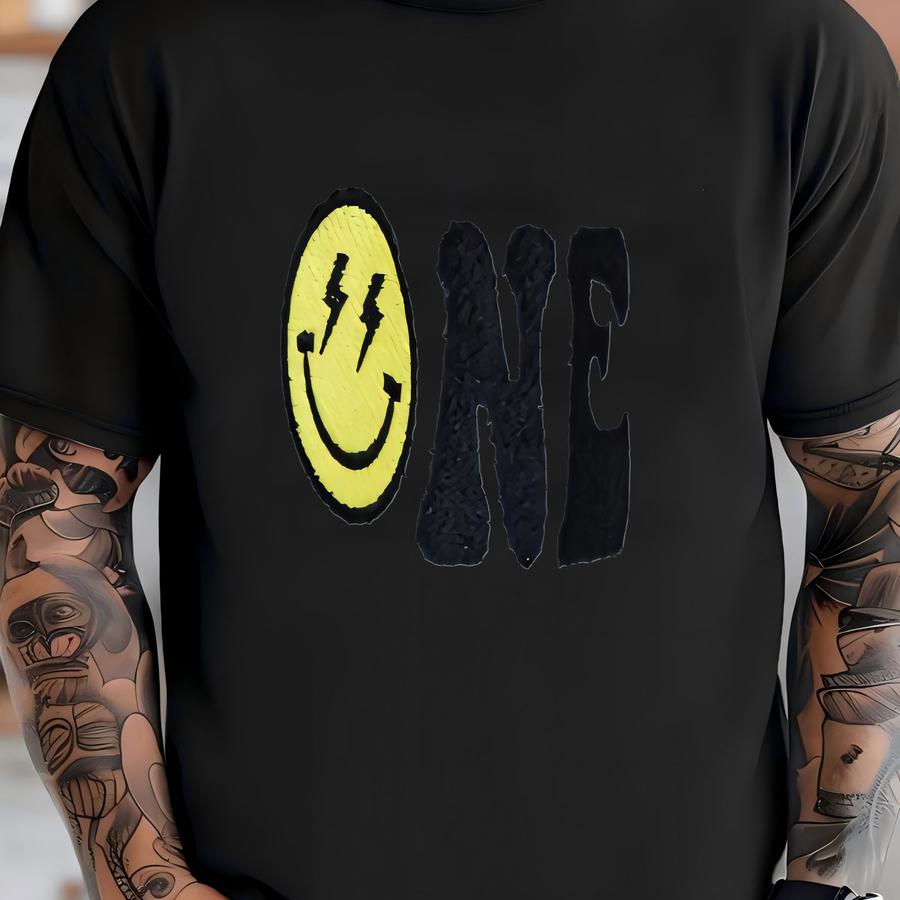 Baby Boy First Birthday Sweater:  Face  T-shirt