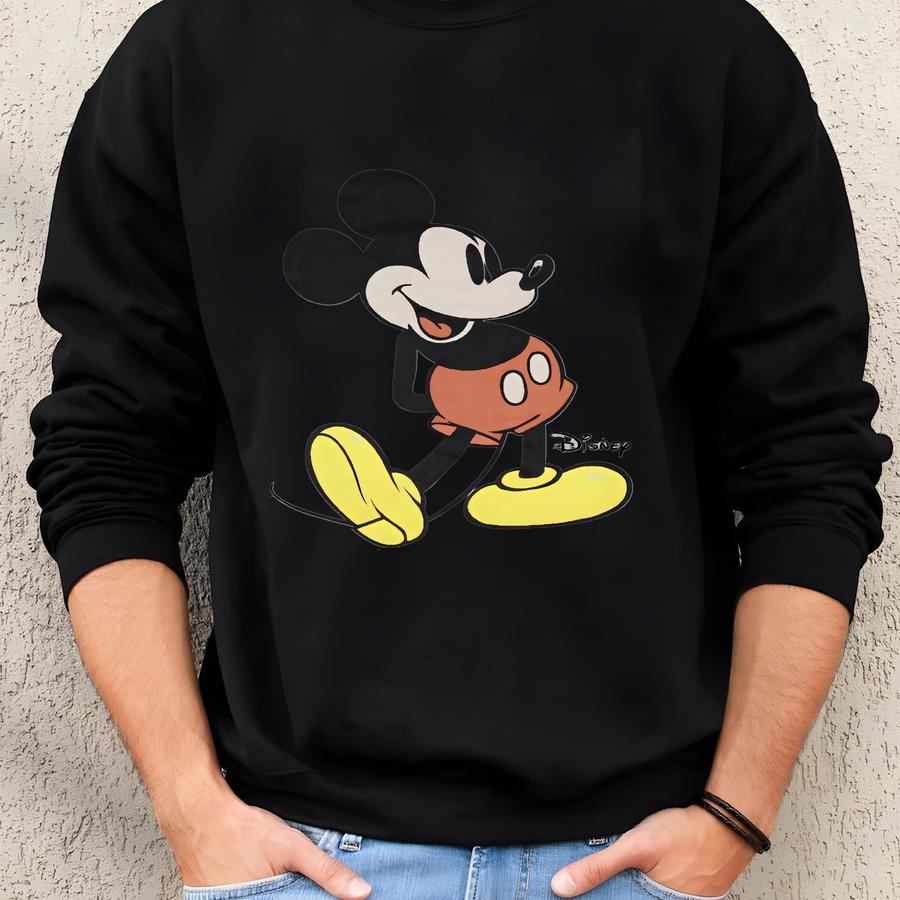 Classic Mouse Pose Sweatshirt, Land Holiday Vacation Sweatshirt, Retro Sweater, Trip Sweat, Hoodie Sweatshirt