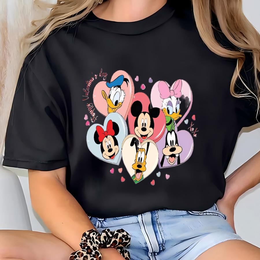 ® Hearts Valentine Shirt, And Friends Valentine Tshirt, Couple Shirt,valentines Day Shirt T-shirt