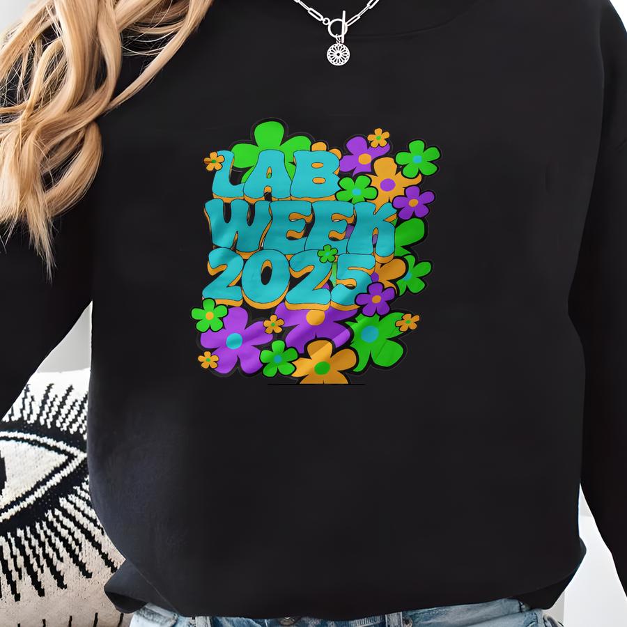 2025 Lab Week Diagnostics Crewneck: Mls Medical Tech Science Gift Sweatshirt Sweatshirt