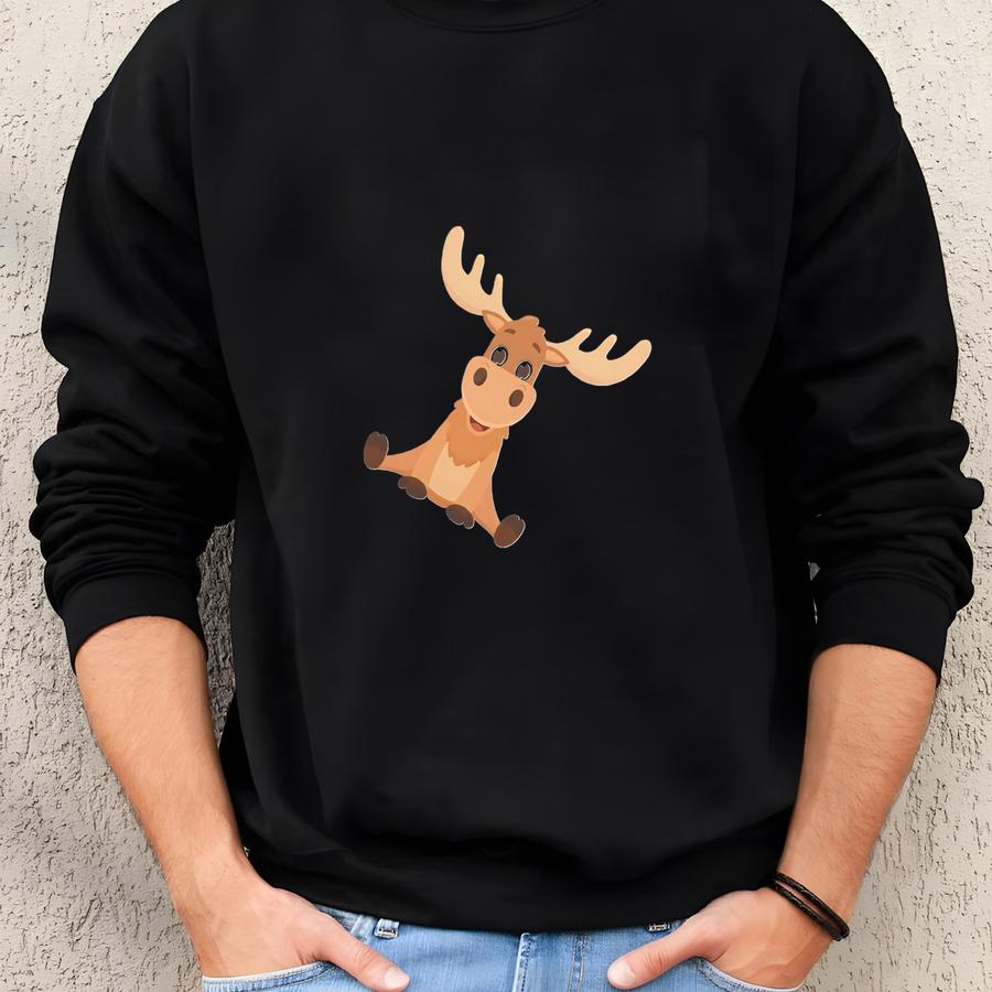 Maine Baby Infant Moose Calf Wicked Cute Jersey Bodysuit One Piece Gift Shower Sprinkle Layette Unisex Boy Girl Mainer Newborn Retro Nursery Sweatshirt