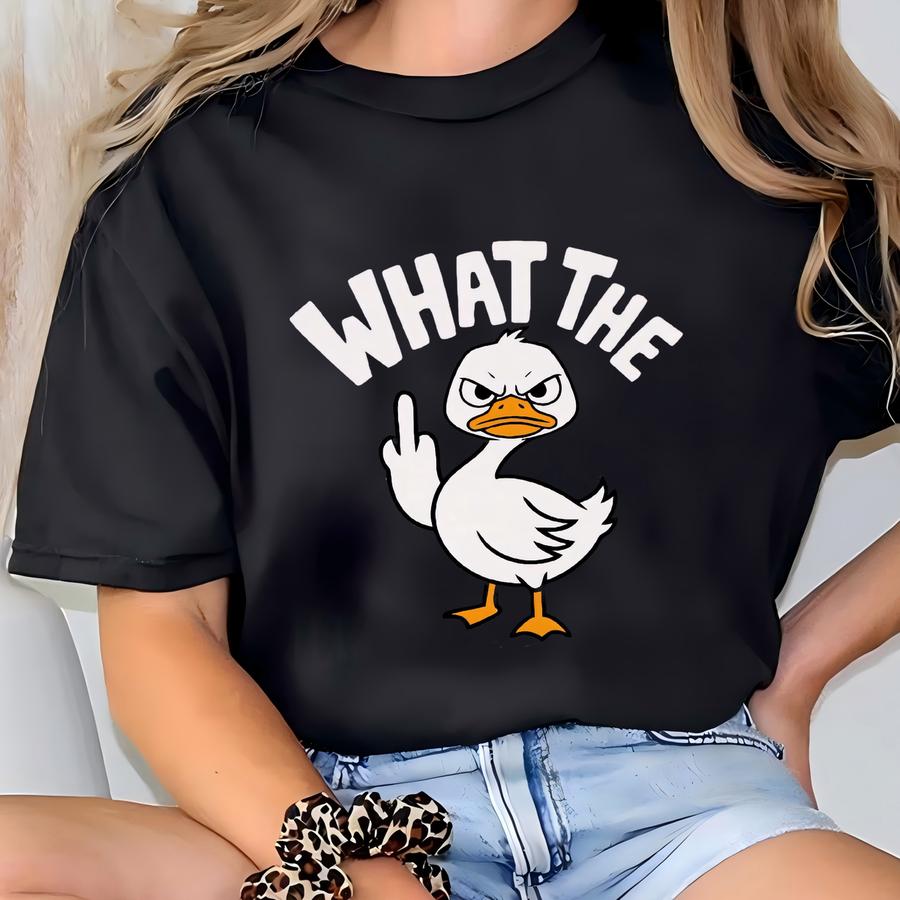 Angry Duck Hoodie: Funny Graphic Tee, Sweary Shirt T-shirt