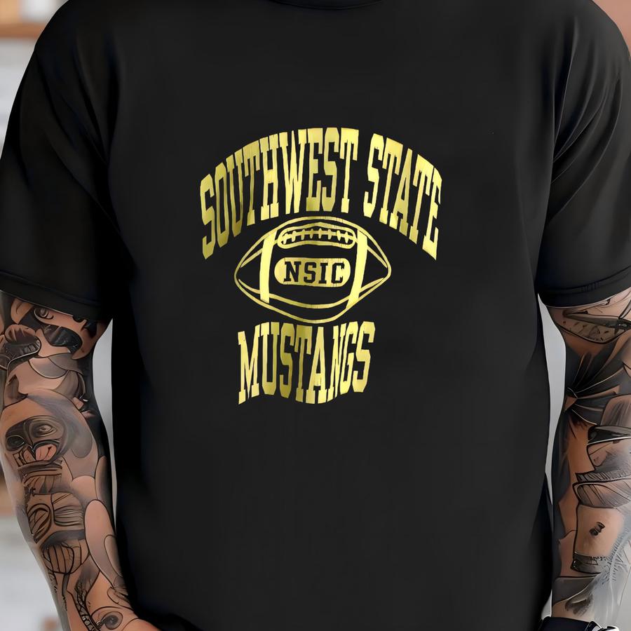 Vintage Southwest State Mustang Russell Crewneck Sweatshirt Xl T-shirt