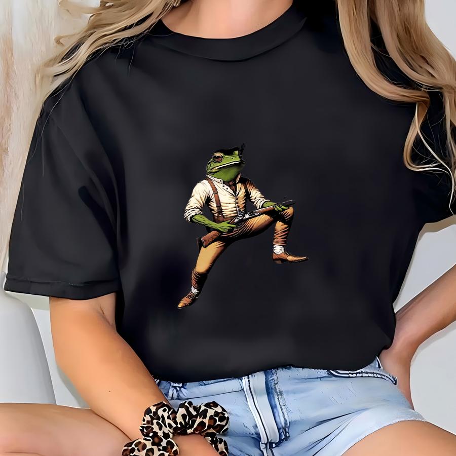 Strawberry Jams But My Glock Don't Sweatshirt, Funny Frog Shirt, Funny Meme Hoodie, Funny Frog Tshirt, Cowboy Frog Tee, Western Frog Tee T-shirt